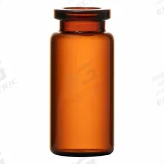 QORPAK Borosilicate Serum Vial: 10 mL, No Closure, 27.75 mm Body Dia, Square, Amber, Serum (MPN 235281). Key specifications — Body Color: Amber; Screw Closure Size: 20 mm; Brand: QORPAK; Bottom Shape: Square; Self-Standing: Self-Standing.