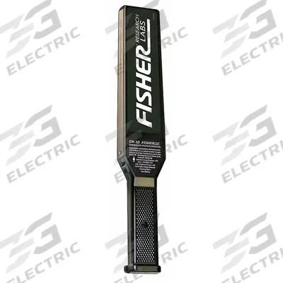 FISHER RESEARCH Metal Detector: 15 3/4 in L x 2 1/2 in W x 1 in H - Supplemental Wand Metal Detectors