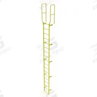 TRI-ARC Ladder,Walk-Thru Fixed,Steel,18-Rung: 21 ft Overall Ht, 28 in Overall Wd, Steel, 18 Rungs (MPN WLFS0218-Y). Key specifications — Brand: TRI-ARC; Number of Sections: 1.