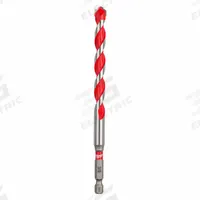 MILWAUKEE Hammer Drill Bit: 3/8 in Drill Bit Size, 4 in Max Drilling Dp, 6 in Overall Lg (MPN 48-20-9021). Key specifications — attr277146: MILWAUKEE.