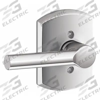 SCHLAGE Door Lockset: Passage Lever Locksets, Chrome