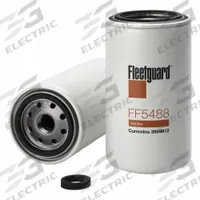 FLEETGUARD Automotive Fuel Filter: 12 5/8 in Overall Lg, 3 11/16 in Outside Dia, Diesel Fuel, Diesel (MPN FF5488). Key specifications — attr1137520: BF7815; attr1137521: FF5488; attr434022: FLEETGUARD; attr427730: Cellulose; attr1017112: Buses; attr1017113: King Long.