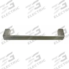 MONROE PMP Pull Handle: Threaded Holes, Zinc, Silver, #10-24 Screw Size, 0.16 in, 0.84 in Projection (MPN PH-0181). Key specifications — Brand: MONROE PMP; Projection Type: Non-Recessed; Material: Zinc; Finish: Dull Chrome; Color: Silver; Folding Type: Fixed; Mounting Type: Threaded Holes; Screw Size: #10-24.
