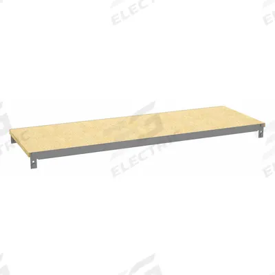 TENNSCO Shelf: 36 in x 12 in, 600 lb Load Capacity, Particleboard, Gray - Particleboard Decking Shelf Kits for Boltless Shelving