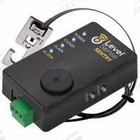 SUMP ALARM Temperature and Humidity Sensor: -20°C to 125°C, +/-0.2°C, 10 ft Cable Lg, Plug-In, Wi-Fi (MPN LS-SENTRY-120V-FREEZER-10FT-RAW). Key specifications — Mounting Type: Screw Holes; Probe Type: Temperature; Accuracy: +/-0.2°C; Brand: SUMP ALARM; Temperature Units: Celsius.