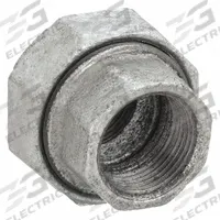 APPROVED VENDOR Metal Pipe Straight: Union, 1 in x 1 in, Female NPT Threaded x Female NPT Threaded (MPN 5P960)