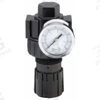 PARKER Compressed Air Regulator: Zinc, 1/2 in NPT, 75 cfm, 2 psi to 125 psi, 125 psi Max Op Pressure (MPN 06R318AC). Key specifications — attr111664: Yes; attr111400: 06R; attr111627: PARKER.