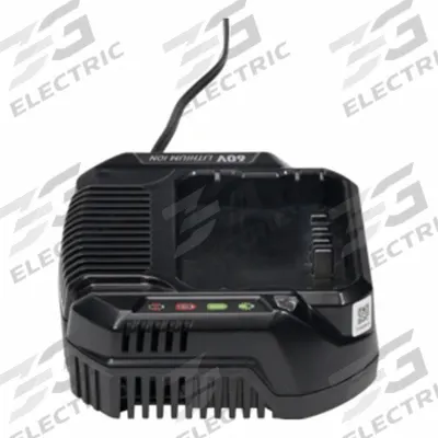 RUBBERMAID COMMERCIAL PRODUCTS Battery Charger: 6 1/4 in Overall Lg, 7 1/4 in Overall Wd - Platform Truck Battery Charger