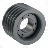 APPROVED VENDOR V-Belt Pulley: 5V590, 5 Groove, 5.9 in OD, Bushed Bore, SK, For 5V/5VX Belt Section (MPN 55V590SK). Key specifications — Pulley Industry Number: 5V590; Pitch Diameter: 5.9 in (5V); For Belt Section (broad, with similar types): 5V or 5VX.