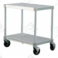 NEW AGE INDUSTRIAL Fixed Height Work Table: Fixed Ht, Aluminum, 30 in x 20 in (MPN 22030ES30PC). Key specifications — Standards: NSF Certified; Unit Type: Not Expandable or Modular; For Environment: Food Service; Includes: Hex Key; Assembly: Unassembled; Wheel Material: Polyolefin; Maximum Shelf Load Capacity: 400 lb; Resistance Properties: Rust Resistant.