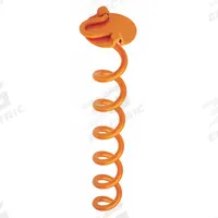 VORTEX Earth Anchor: Orange, Steel, 16 in Overall Lg, 3 in Overall Dia (MPN ANCFR16-ORG-A). Key specifications — Color: Orange; Material: Steel; Brand: VORTEX; For Use With: Tarps.