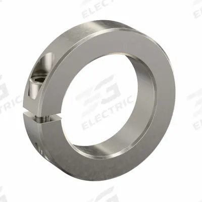 RULAND MANUFACTURING Shaft Collar: 1-Piece, Inch, Round, Clamp-On, 2 in Bore Dia - Stainless Steel Shaft Collars