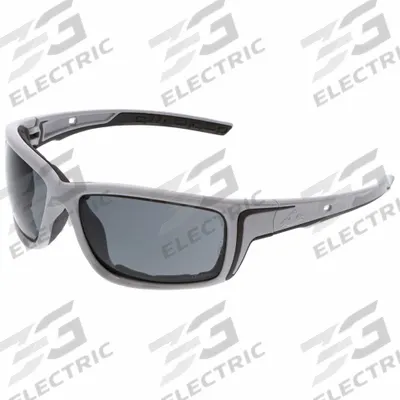 MCR SAFETY Safety Glasses: Gray Lens Color, Full-Frame, Polarized, Dielectric - Glare-Reducing Polarized Comfort-Fit Gasketed Safety Glasses