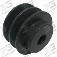 APPROVED VENDOR V-Belt Pulley: 2AK29, 2 Groove, 2.95 in OD, Fixed Bore, 1 in Bore, Cast Iron (MPN 2AK29x1). Key specifications — Pulley Industry Number: 2AK29; Pitch Diameter: 2.36 in (3L); For Belt Section (broad, with similar types): 4L, A, or AX.