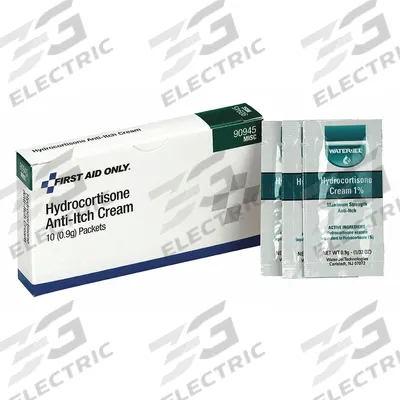 APPROVED VENDOR Topical Anti-Itch: Hydrocortisone Acetate, Cream, Packets - Anti-Itch Creams & Gels