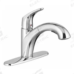 AMERICAN STANDARD Low Arc Kitchen Faucet: Colony Pro, Cast Brass, Single-Post, Deck, Chrome, Metal (MPN 7074100.002). Key specifications — Series: Colony Pro; Brand: AMERICAN STANDARD.