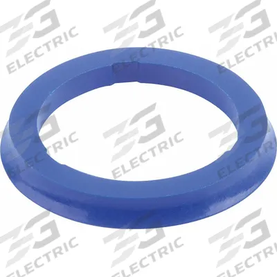 KIPP Sealing Washer: FDA Approved, Acetal, Blue, 6 mm Inside Dia, 11.25 mm Outside Dia - Hygienic Single-Piece Sealing Washers