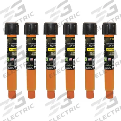 TRACERLINE Universal Dye Cartridge: A/C Dye Refill, 6 Pieces - A/C Dye Refills