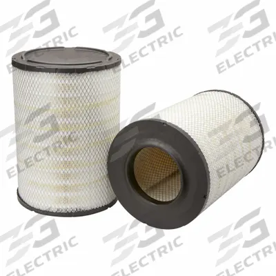 FLEETGUARD Automotive Air Filter: Round-Oval, Engine, Axial Seal, 12 27/32 in Outside Dia - Round/Oval Engine Air Filters