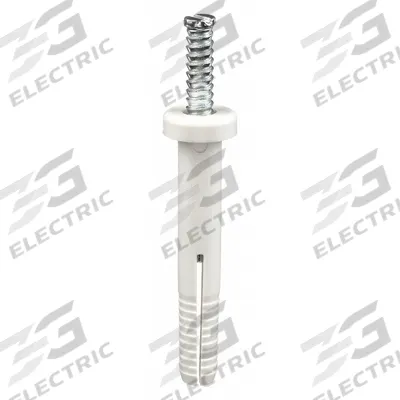 APPROVED VENDOR Anchor Rivet: 1/4 in Dia, 1 in Overall Lg, Mushroom, Nylon, Plain, Plastic - Nylon Removable Nail Drive Anchors