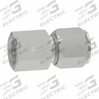 PARKER Compression Fitting Adapter: 1/4 in OD x 1/8 in Pipe Size, 1/8-27 Thread Size (MPN 4 GBU-S). Key specifications — Brand: PARKER; Series: Ferulok.