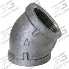 ANVIL Metal Pipe Elbow: 45° Elbow, 300 psi @ 150° F, 6 in x 6 in, Malleable Iron, Made in USA (MPN 0311025605). Key specifications — Maximum Operating Pressure: 300 psi @ 150° F; (DO NOT SEND) Manufacturer Location: Made in USA.