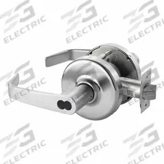 CORBIN Door Lockset: Office Lever Locksets, Chrome, ADA Compliant, LFIC (MPN CLX3361 NZD 626 CL6). Key specifications — attr1024149: Not Ligature-Resistant; attr1011488: CORBIN; attr1024446: F82A; attr1011524: No Message; attr1011506: Newport Lever; attr1011485: Yes; attr1059461: Satin Chromium-Plated.