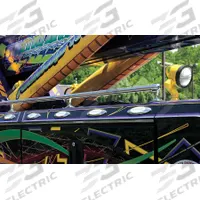 GROTE Clearance Marker Lamp: Clearance Light, LED, Oval, Clear, Screw, Male Bullet Connector (MPN 47773). Key specifications — Lens Color: Clear; Brand: GROTE; Electrical Connection: Male Bullet Connector; Lighting Technology: LED; Mount Type: Screw; SAE Lens Code: P2.