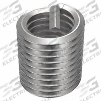 APPROVED VENDOR Helical Insert: Tanged Tang Style, Free-Running, M18-2.50 Thread Size, Plain, Plain (MPN 3520-18.00X1.5D). Key specifications — attr798694: 18-8; attr798710: Right Hand; attr798707: M18-2.50; attr798676: Metal; attr798705: Metric; attr798675: APPROVED VENDOR; attr798681: 0.74 in; attr798708: 200,000 psi.