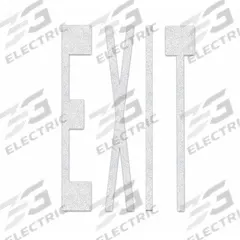 RAE Preformed Thermoplastic Pavement Markings: Exit, White, 8 ft Lg, 5 1/8 ft Wd (MPN PR-TH-3608). Key specifications — Legend: Exit; Brand: RAE; Color: White; Adhesion Method: Hand Torch; Material: Thermoplastic.
