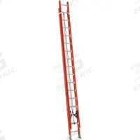 LOUISVILLE LADDER Extension Ladder: 32 ft Ladder Size, Fiberglass, 300 lb Load Capacity, 75 lb Wt (MPN FE7232). Key specifications — Color: Orange; Brand: LOUISVILLE LADDER; Included Features: Mar-Resistant End Caps; Removable Fly: Fixed.
