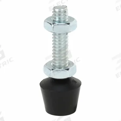 DE-STA-CO Flat Tip Spindle: Neoprene Tip, 1/4"-20, 1 5/8 in Lg - Neoprene Spindle Assemblies