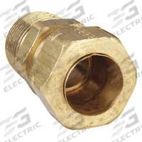 PARKER Compression Fitting Adapter: 3/4 in OD x 3/4 in Pipe Fitting Size, Compression x MNPT, 10 PK (MPN 68CA-12-12). Key specifications — Brand: PARKER.