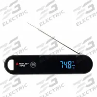 TRIPLETT Digital Thermometer: -58°F to 572°F /-50°C to 300°C, ±0.5°F/0.3°C @ 86 to 176°F/30 to 80°C (MPN TMP40). Key specifications — Brand: TRIPLETT; Accuracy: ±0.5 °F/0.3 °C @ 86 to 176 °F/30 to 80 °C.