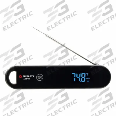 TRIPLETT Digital Thermometer: -58°F to 572°F /-50°C to 300°C - Industrial Digital Pocket Thermometers