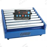DORAN Conveyor Scale: Net Total Weighing, (6) 1.9 in Dia Rollers on 3 in Centers, Conveyor Scale (MPN MVP3100-CONVEYOR). Key specifications — attr1359910: DORAN; attr1383986: Conveyor Scale; attr1383997: lb; attr1383998: Steel; attr1359911: No Certificate; attr1383981: (6) 1.9 in Diameter Rollers on 3 in Centers; attr1383987: 10 g/0.02 lb.