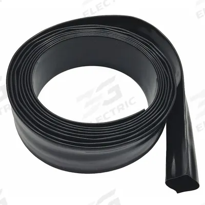 VINYLGUARD Chain Cover: Heat Shrink, 1 1/2 in Expanded Inside Dia, 3/4 in Recovered Inside Dia - Protective Covers for Chains