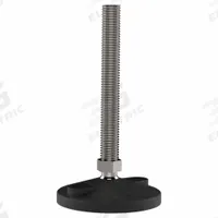 MASON PLASTICS Articulating Leveler: Similar to Valu Guide VG-511H-04-S34-L7, Stainless Steel (MPN MPS4H704734SS). Key specifications — Base Type: Round Base; OEM Equivalent Part Number: Valu Guide VG-511H-04-S34-L7; Manufacturer Part Number: MPS4H704734SS; Brand: MASON PLASTICS; Thread Size: 3/4"-10; Component Type: Leveling Foot.