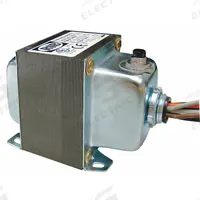 FUNCTIONAL DEVICES INC / RIB Class 2 Transformer: 96 VA Power Rating, 24V AC, Circuit Breaker (MPN TR100VA005). Key specifications — Brand: FUNCTIONAL DEVICES INC / RIB; Connection - Primary: Wire Lead; Connection - Secondary: Wire Lead; Input Voltage: 480V AC; Mounting: Hub; Output Voltage: 24V AC.
