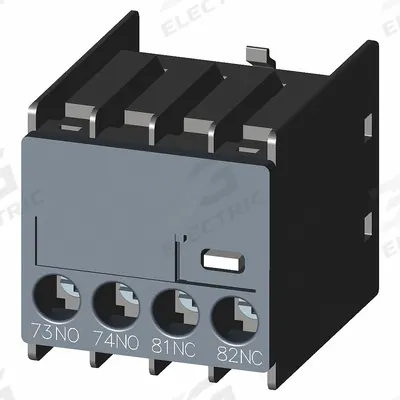 Siemens Auxiliary Contact Block: 1NO/1NC, Front Mount - Siemens Auxiliary Contacts