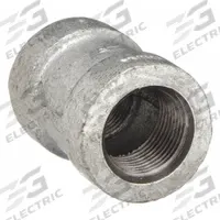 APPROVED VENDOR Metal Pipe Straight: Straight, 1/4 in x 1/4 in, Malleable Iron (MPN 1LBN7)