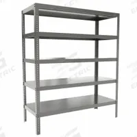 DURHAM MFG Metal Shelving: Standalone, Extra-Heavy-Duty, 60 in x 24 in, 72 in Overall Ht, 5 Shelves (MPN HDS-246072-95). Key specifications — Frame Material: Steel; Shelving Material: Steel; Assembled: Unassembled; Color: Gray; Brand: DURHAM MFG.