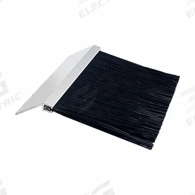 AMERICAN GARAGE DOOR SUPPLY Brush Seal: 45° Angle, Polypropylene, 1 1/3 in Brush Lg - Material Handling