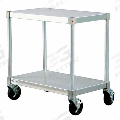 NEW AGE INDUSTRIAL Fixed Height Work Table: Fixed Ht, Aluminum - Aluminum-Top Mobile Worktables