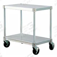 NEW AGE INDUSTRIAL Fixed Height Work Table: Fixed Ht, Aluminum, 30 in x 15 in (MPN 21530ES36PC). Key specifications — Standards: NSF Certified; Unit Type: Not Expandable or Modular; For Environment: Food Service; Includes: Hex Key; Assembly: Unassembled; Wheel Type: Solid; Wheel Material: Polyolefin; Maximum Shelf Load Capacity: 400 lb.