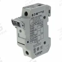 BUSSMANN Fuse Block: Finger-Safe, 1 Pole, DIN Rail Mounting, Box Lug Termination (MPN CHCC1DI-48U). Key specifications — Brand: BUSSMANN.
