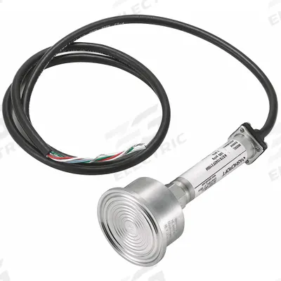 ASHCROFT Sanitary Pressure Transmitter: 1 1/2 in Triclamp, 30 to 0 to 30 in Hg/psi - Sanitary Pressure Transmitters with Cable & Wire Leads