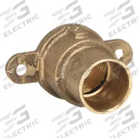 NIBCO Sweat Fitting Adapter: 3/4 in CTS x 3/4 in Pipe, Cup x FNPT, Drop Ear, Bronze (MPN 7035LF-34)