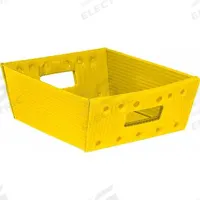 APPROVED VENDOR Tray: 0.4159 cu ft, Yellow, Not Stacking Capable, 20 lb Load Capacity (MPN 5572 YELLOW). Key specifications — Brand: APPROVED VENDOR; Material: Corrugated Plastic.