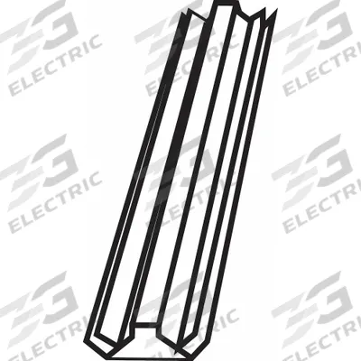 RUBBERMAID COMMERCIAL PRODUCTS Deco Leg: Fits Rubbermaid Commercial Brand (MPN FG3970L5SBLE) - Material Handling Parts